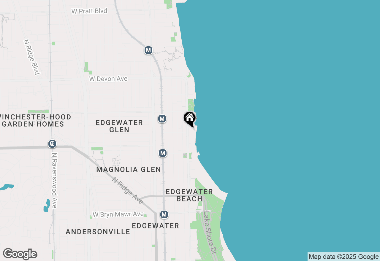 Map of 6101 N Sheridan Road #3B-3C, Chicago, IL 60660