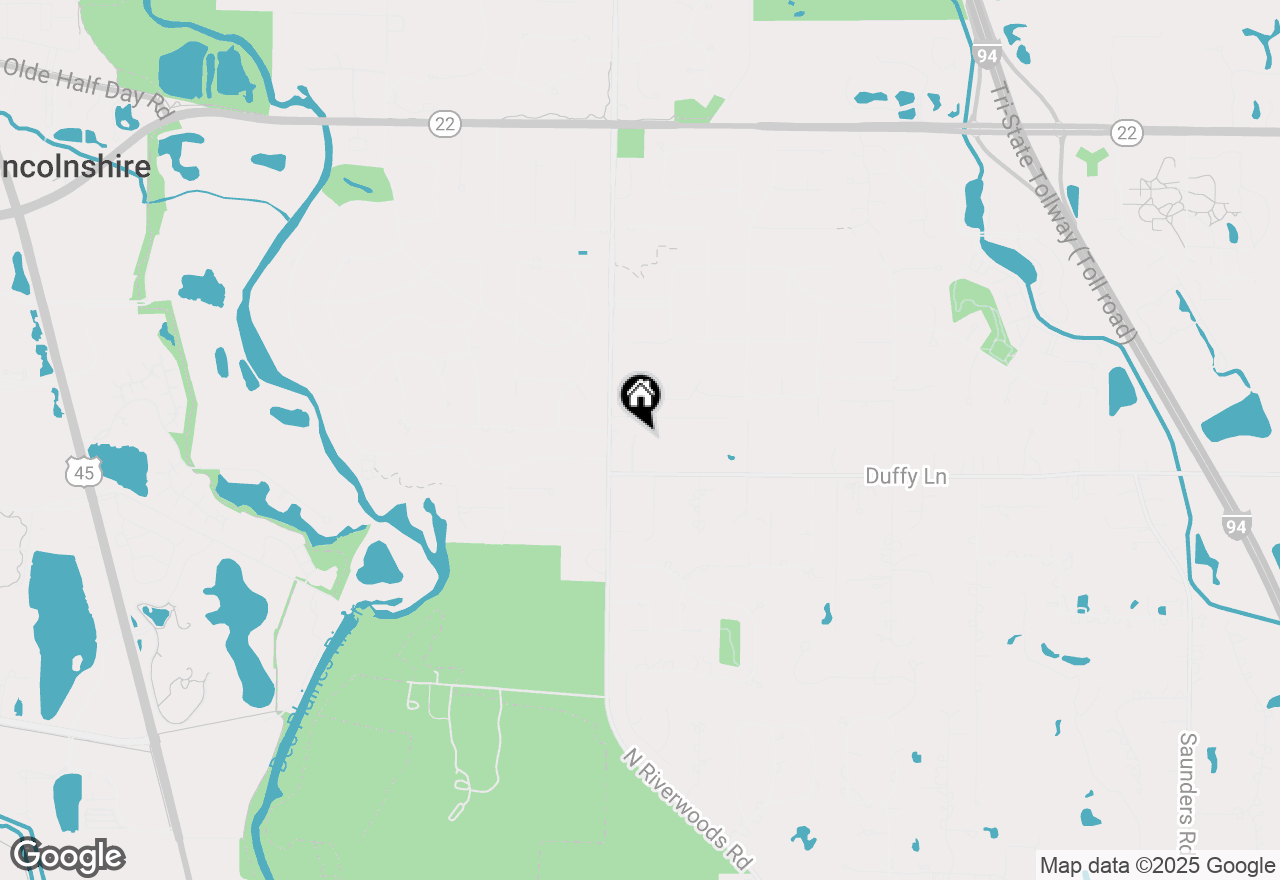 Map of 3194 Duffy Lane, Riverwoods, IL 60015