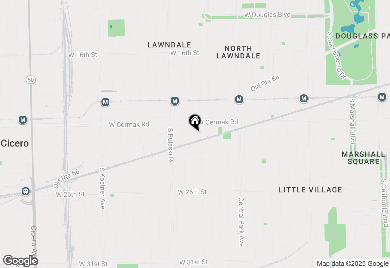 Map of 2240 S Avers Avenue, Chicago, IL 60623