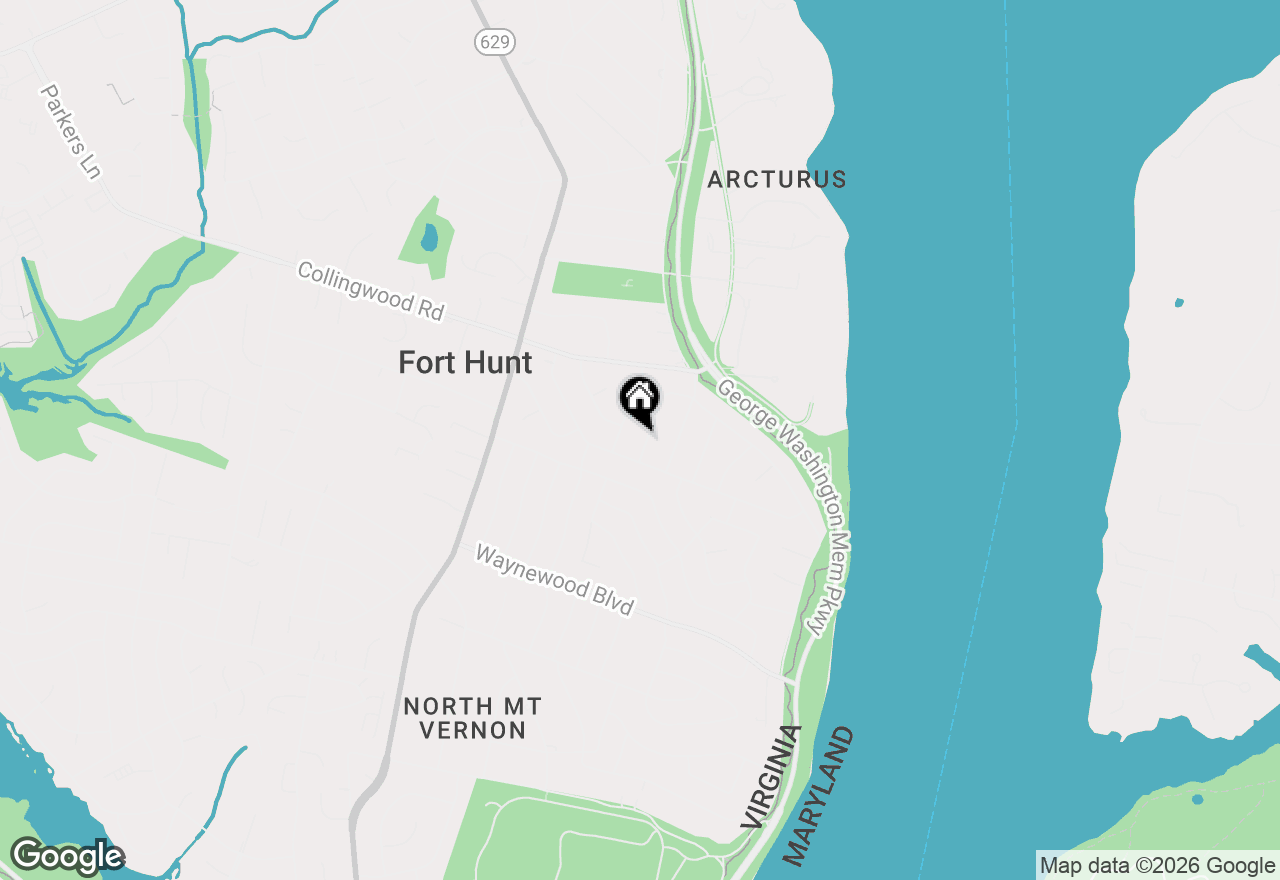 Map of 8324 Lilac Lane, Alexandria, VA 22308