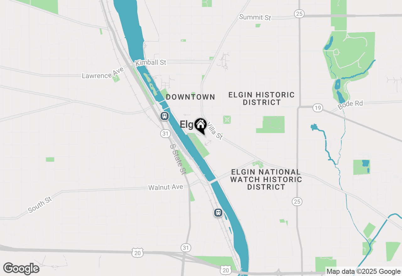 Map of (Address confidential), Elgin, Illinois 60120