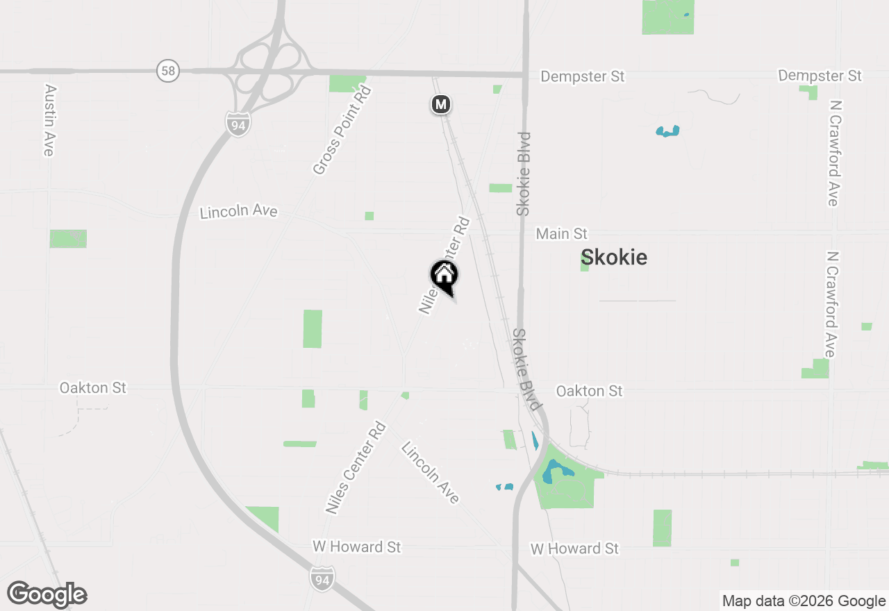 Map of 8210 Elmwood Avenue #110, Skokie, IL 60077