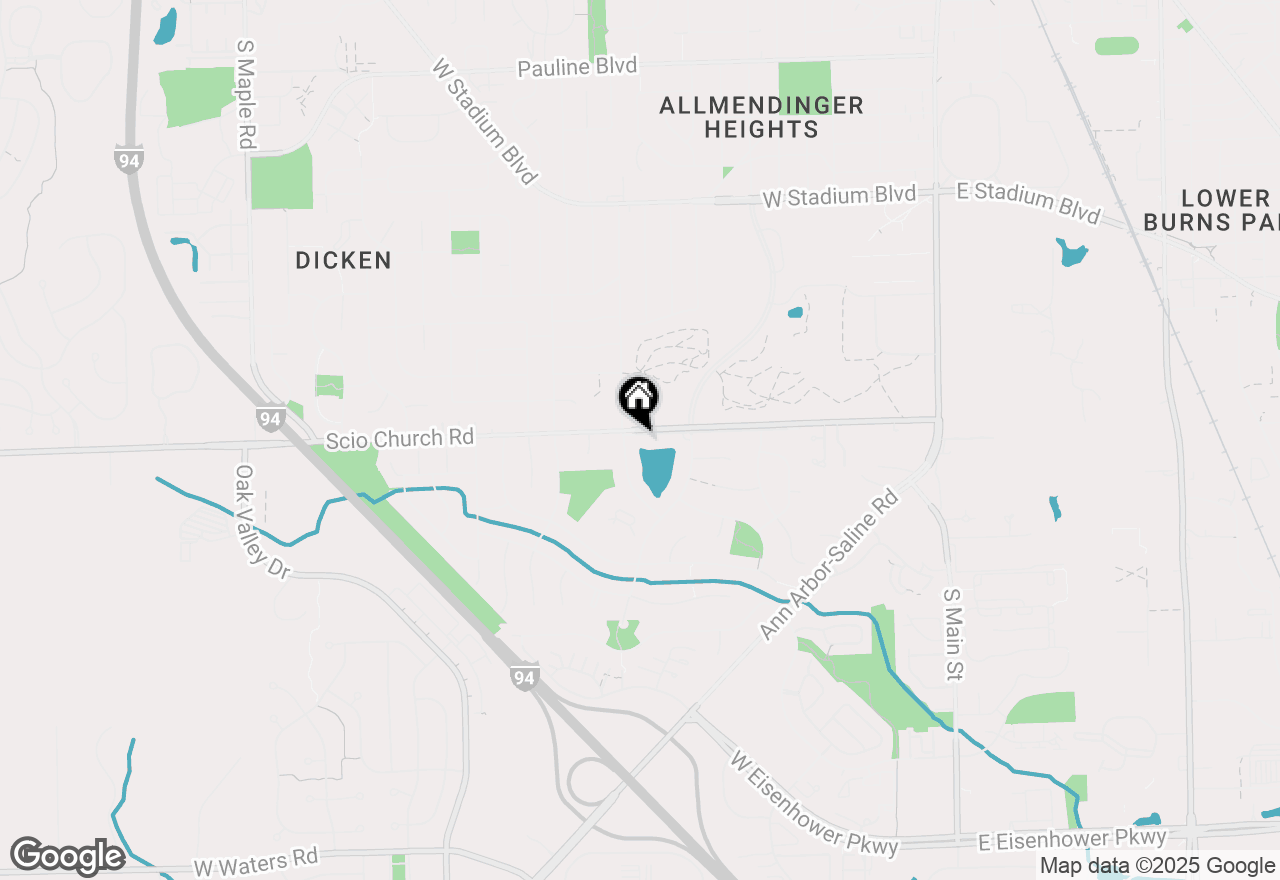 Map of 953 Scio Church Road, Ann Arbor, MI 48103