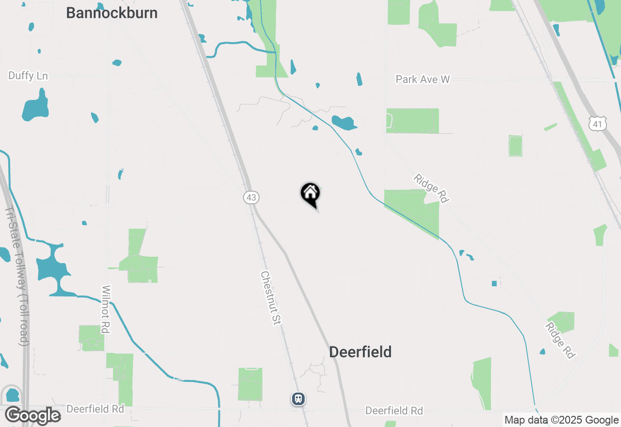 Map of 1504 Northwoods Road, Deerfield, IL 60015