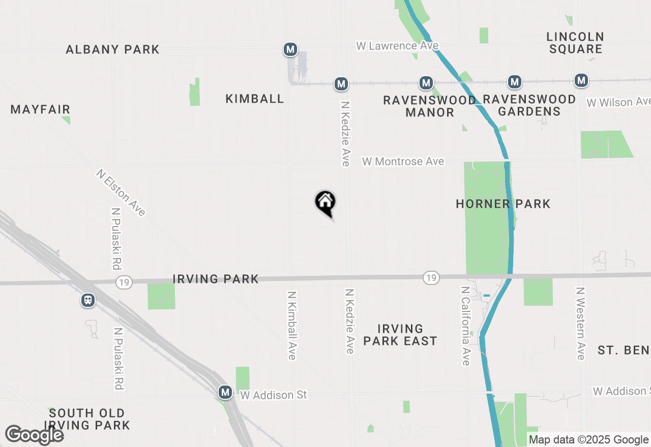 Map of 3247 W Berteau Avenue, Chicago, IL 60618