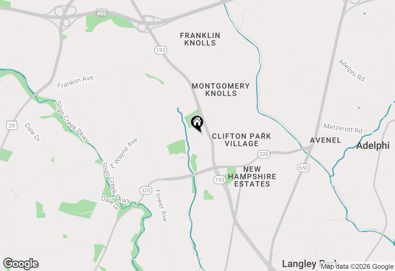 Map of 517 Pickwick Village Way, Silver Spring, MD 20901