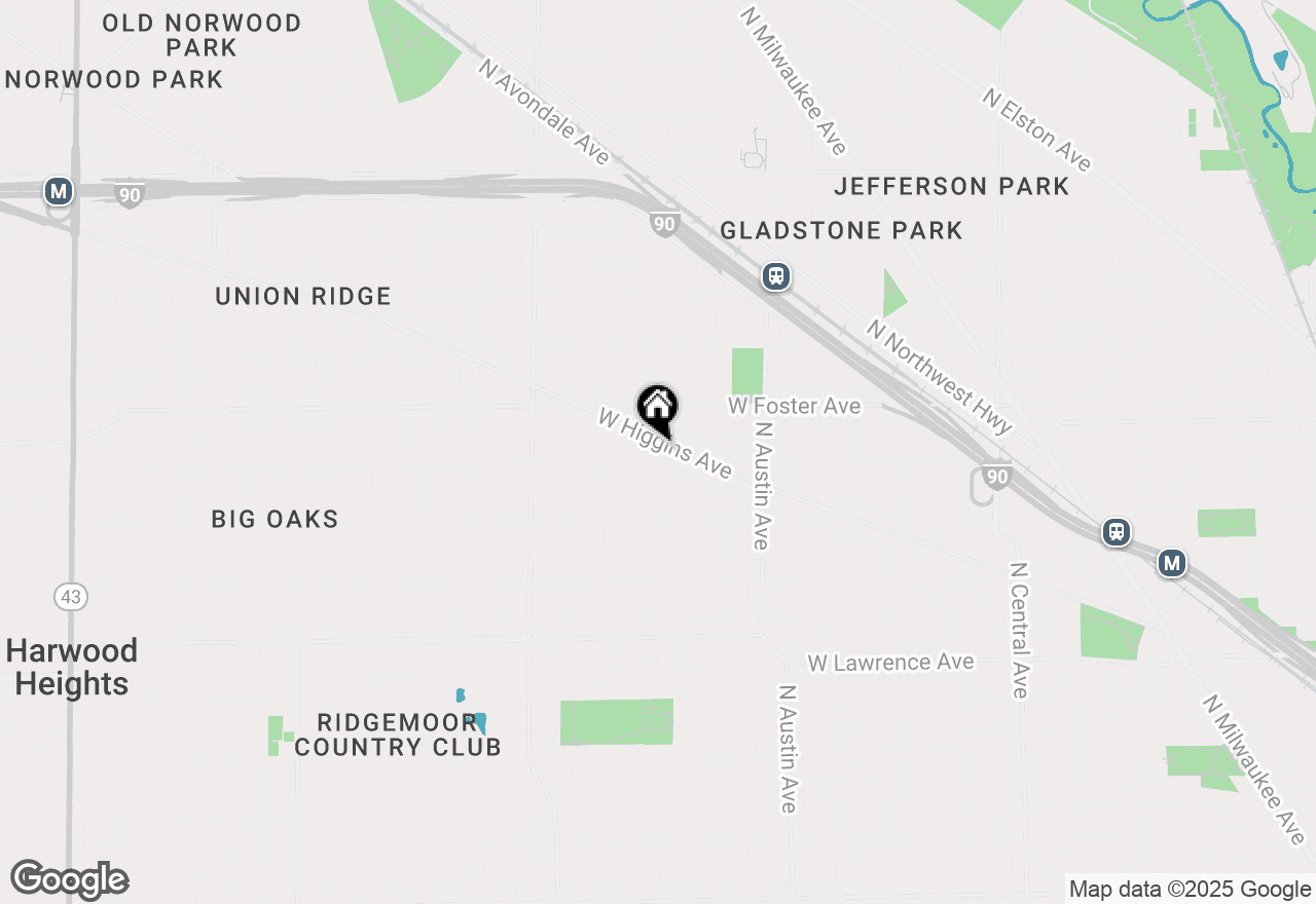 Map of 6161 W Higgins Avenue #6, Chicago, IL 60630