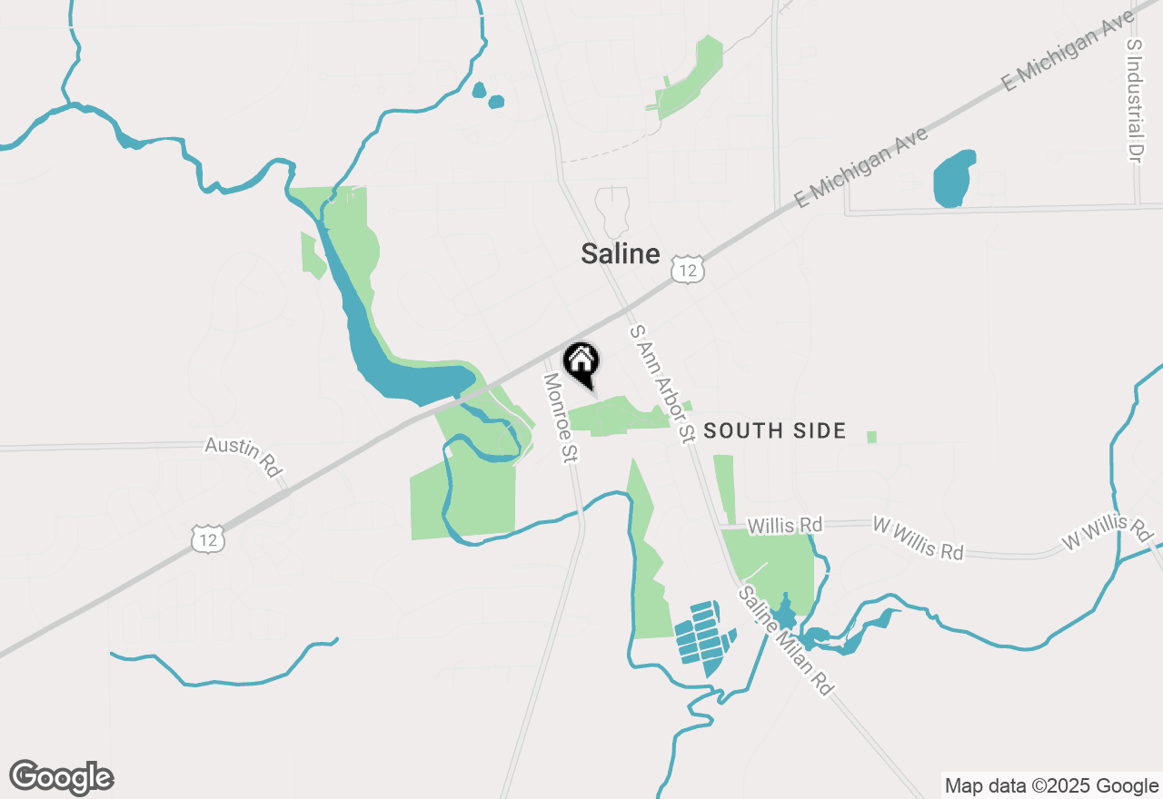 Map of 107 Parsons Lane, Saline, MI 48176