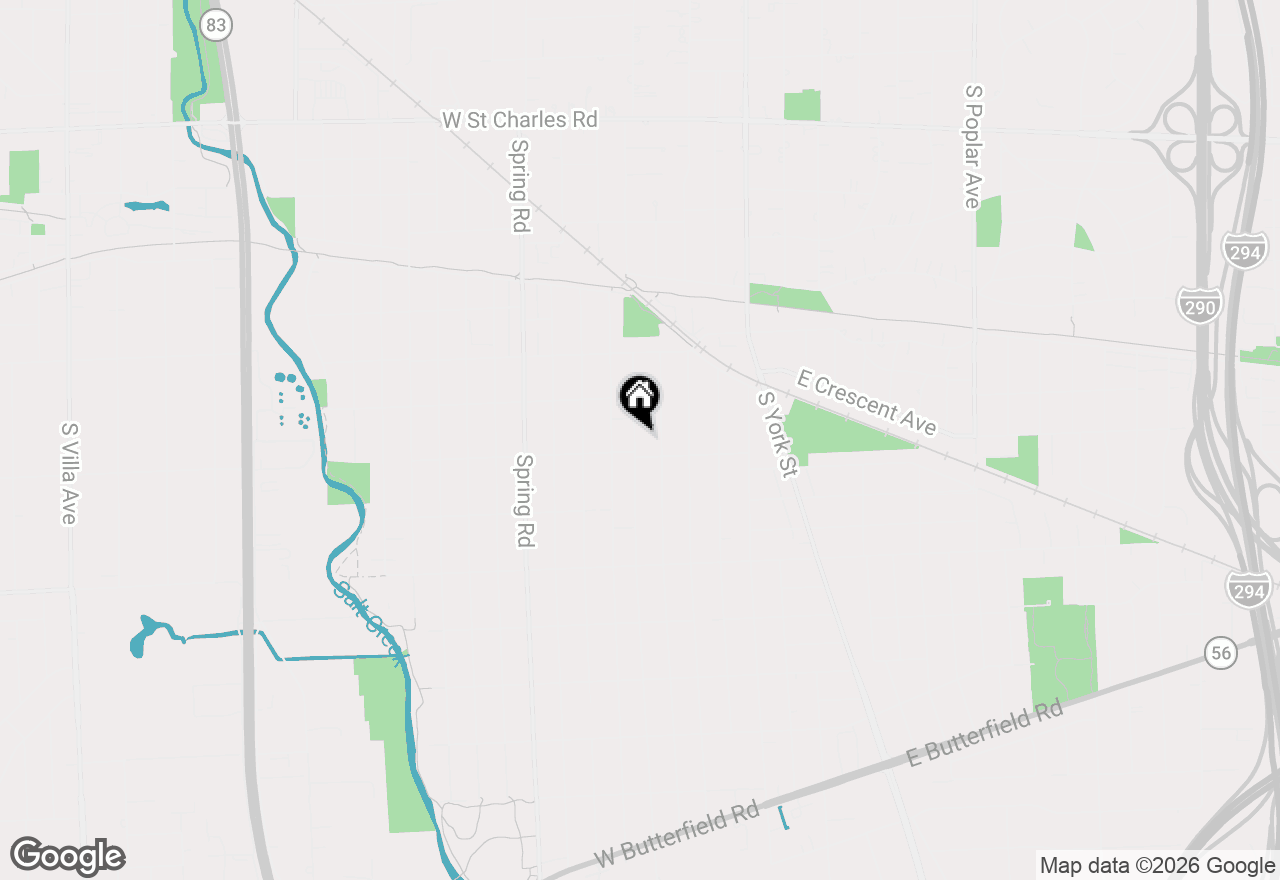 Map of 637 S Prospect Avenue, Elmhurst, IL 60126