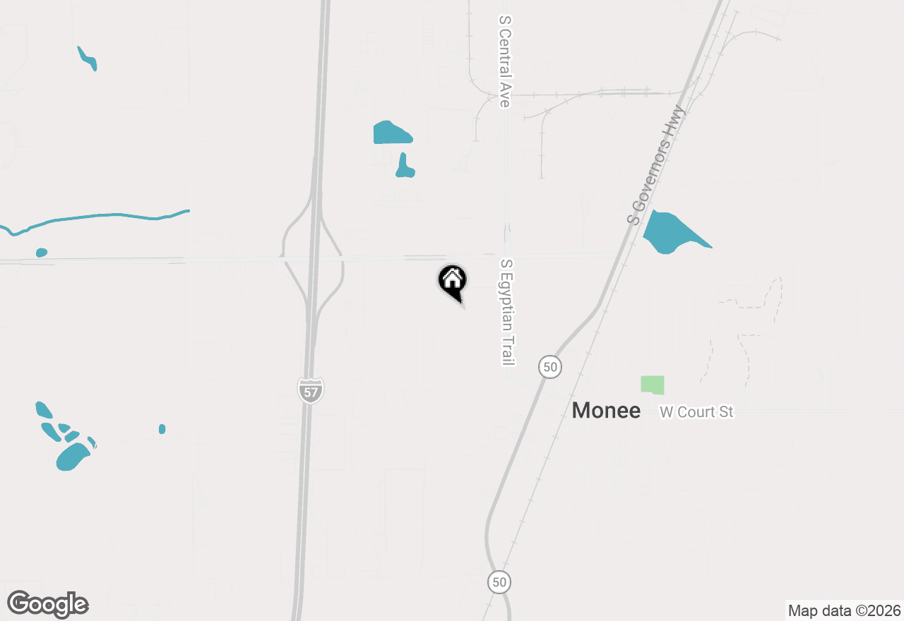 Map of 5613 W Von Avenue #C, Monee, IL 60449