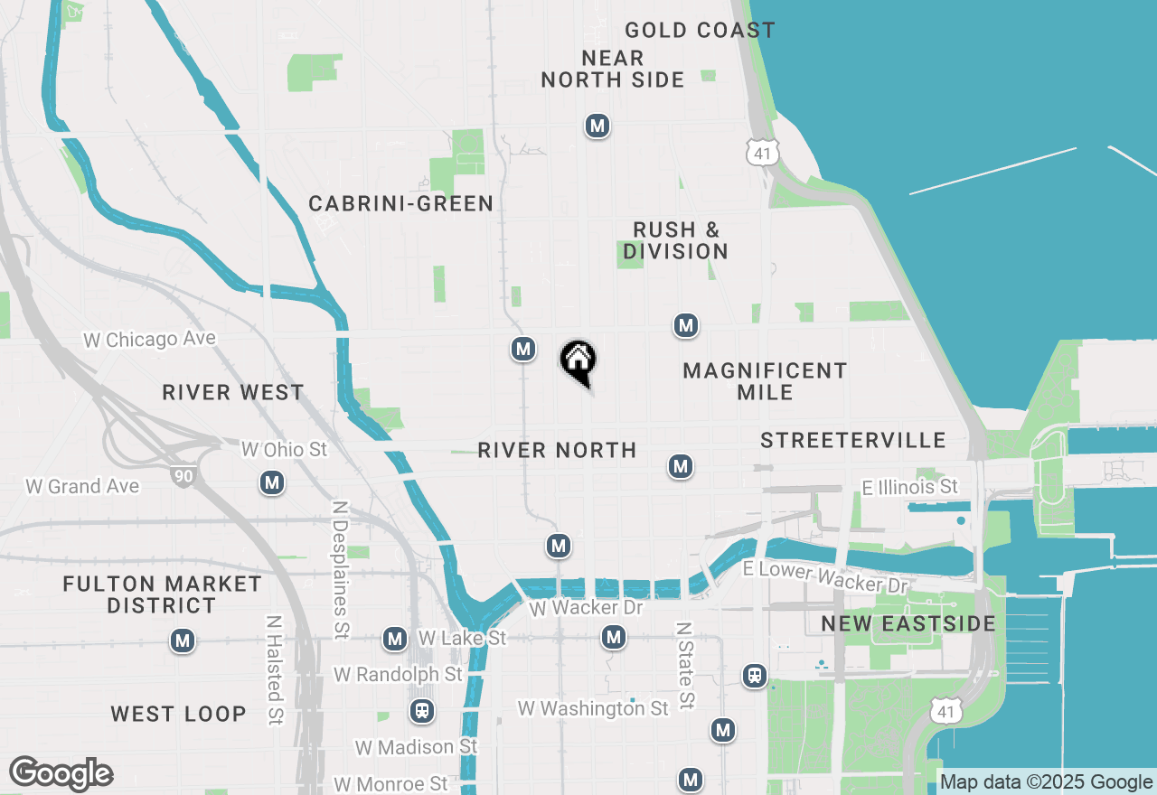 Map of 146 W Erie Street #601, Chicago, IL 60654