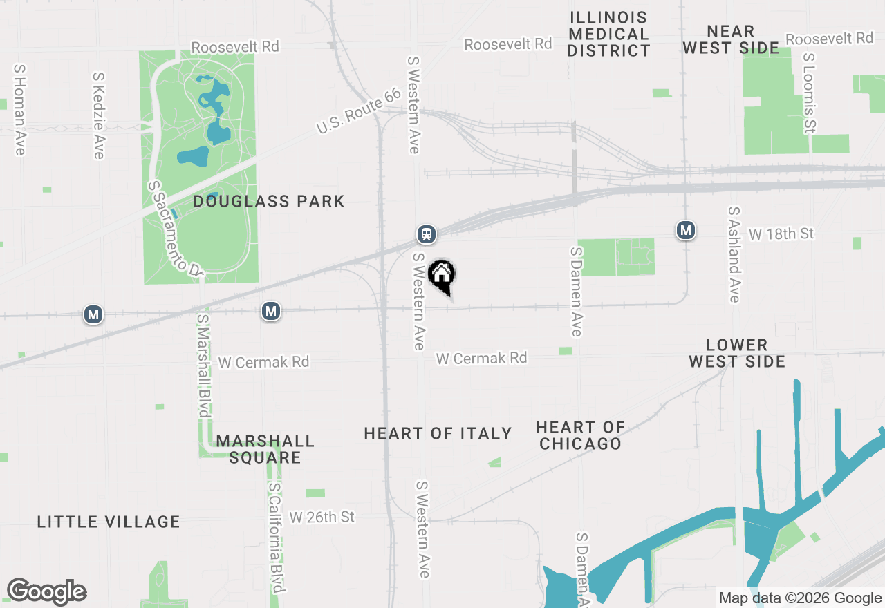 Map of 2325 W Cullerton Street, Chicago, IL 60608