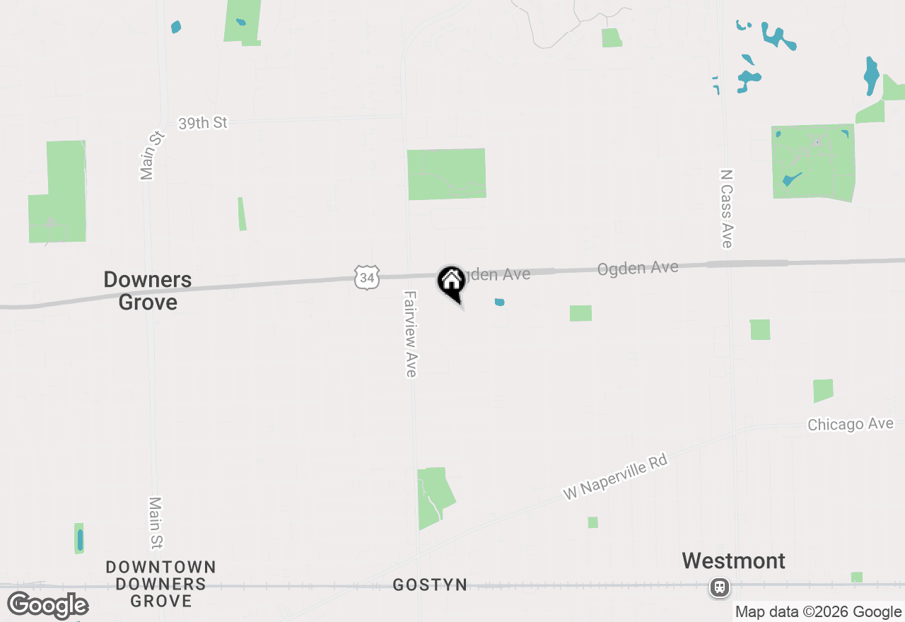 Map of 4343 Florence Avenue, Downers Grove, IL 60515