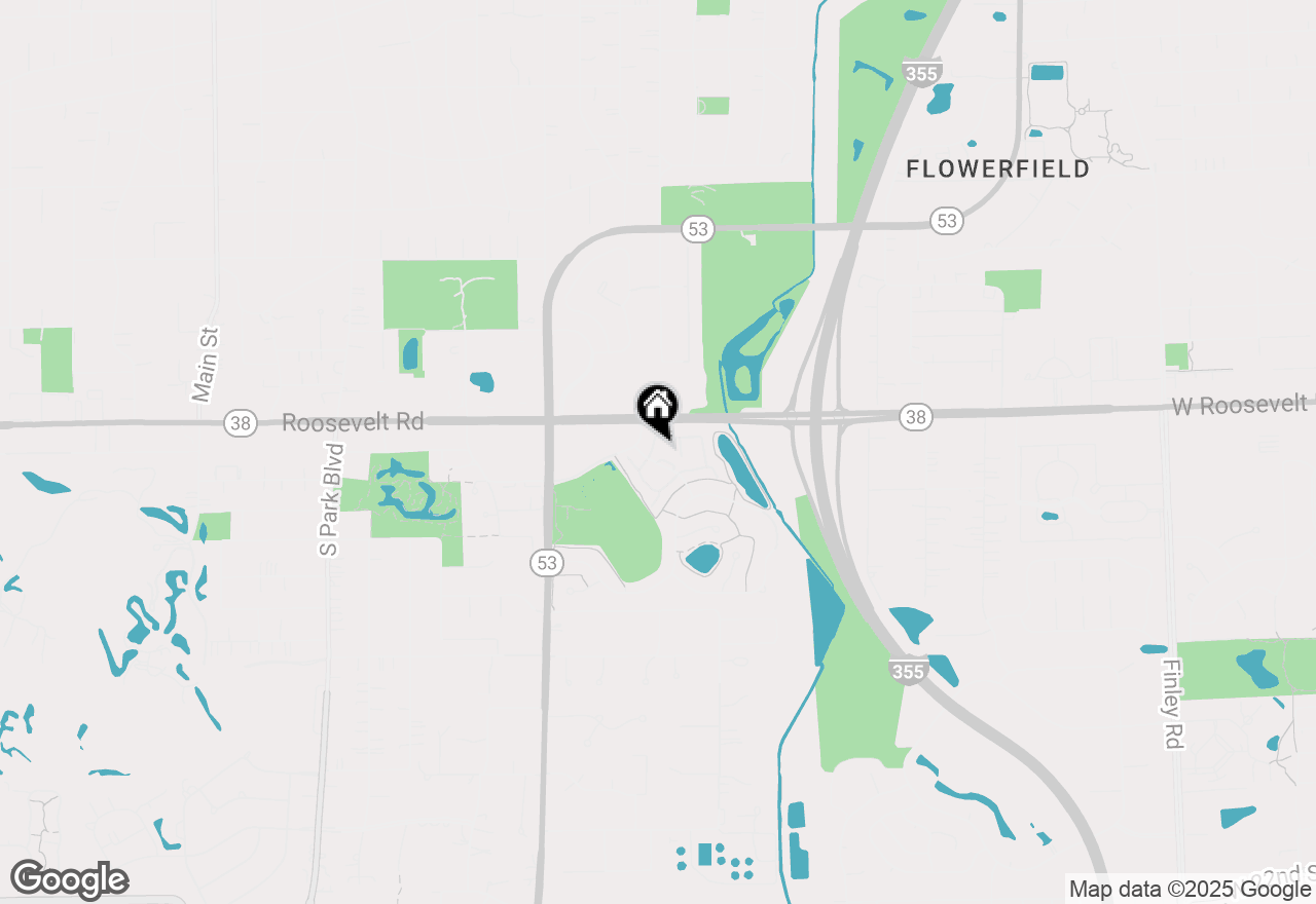 Map of 835 Chancel Circle, Glen Ellyn, IL 60137