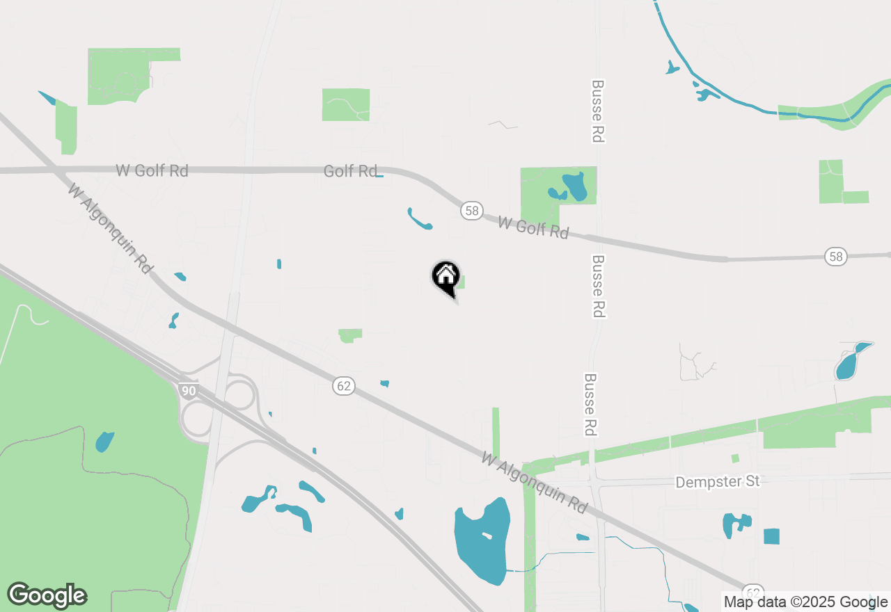 Map of 1116 S Tamarack Drive, Mount Prospect, IL 60056