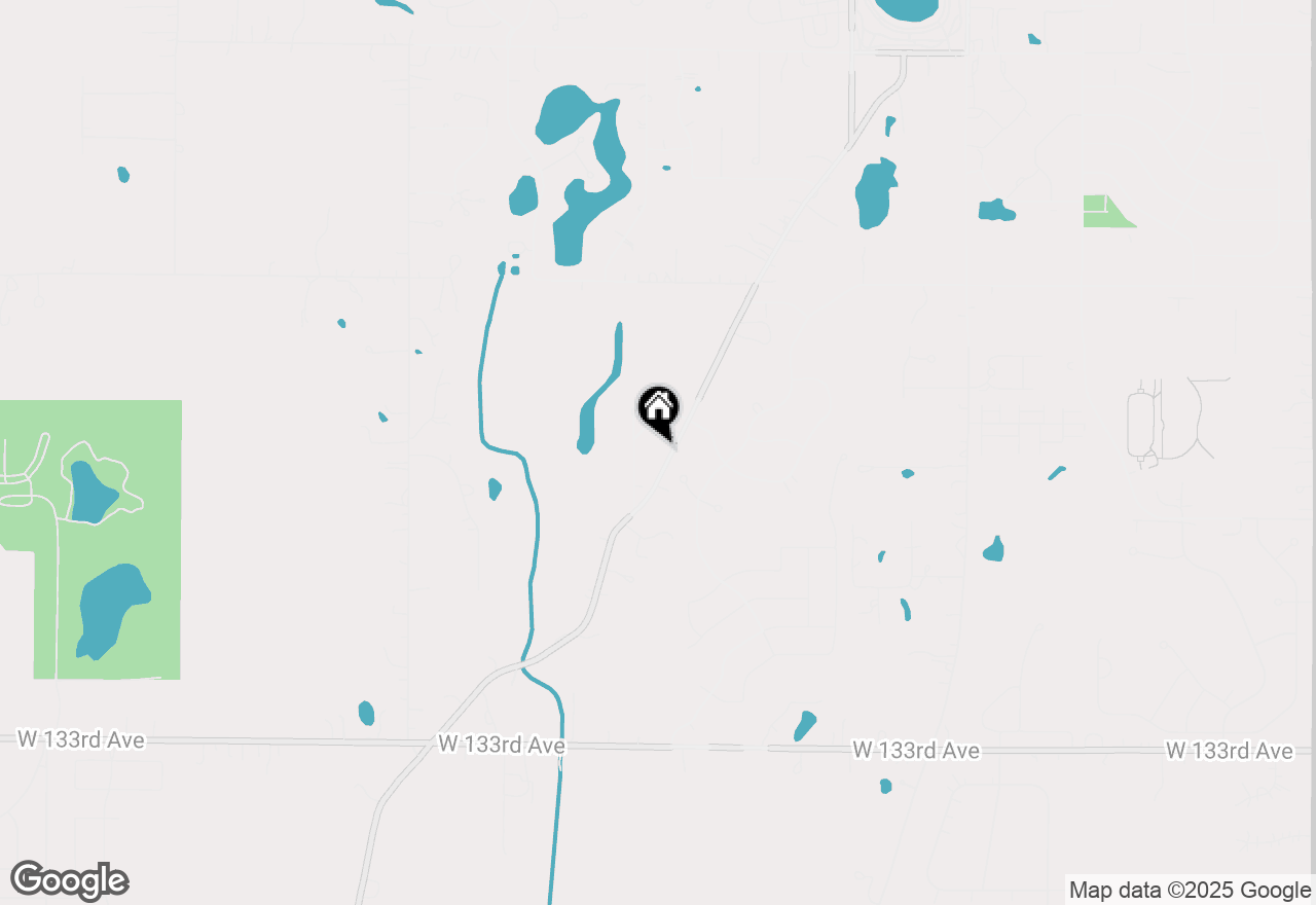 Map of 12734 Cedar Lake Road, Crown Point, IN 46307