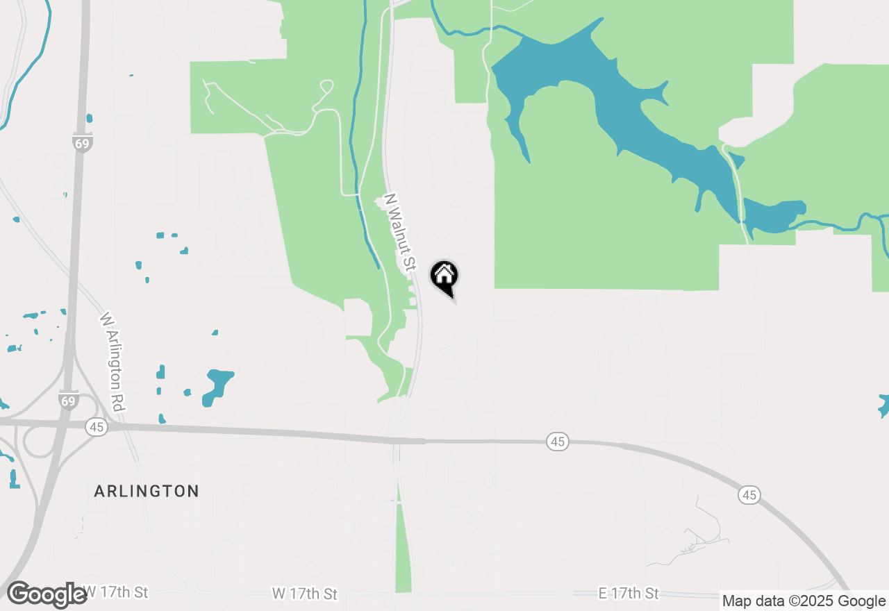 Map of 2620 N Walnut, Bloomington, IN 47404