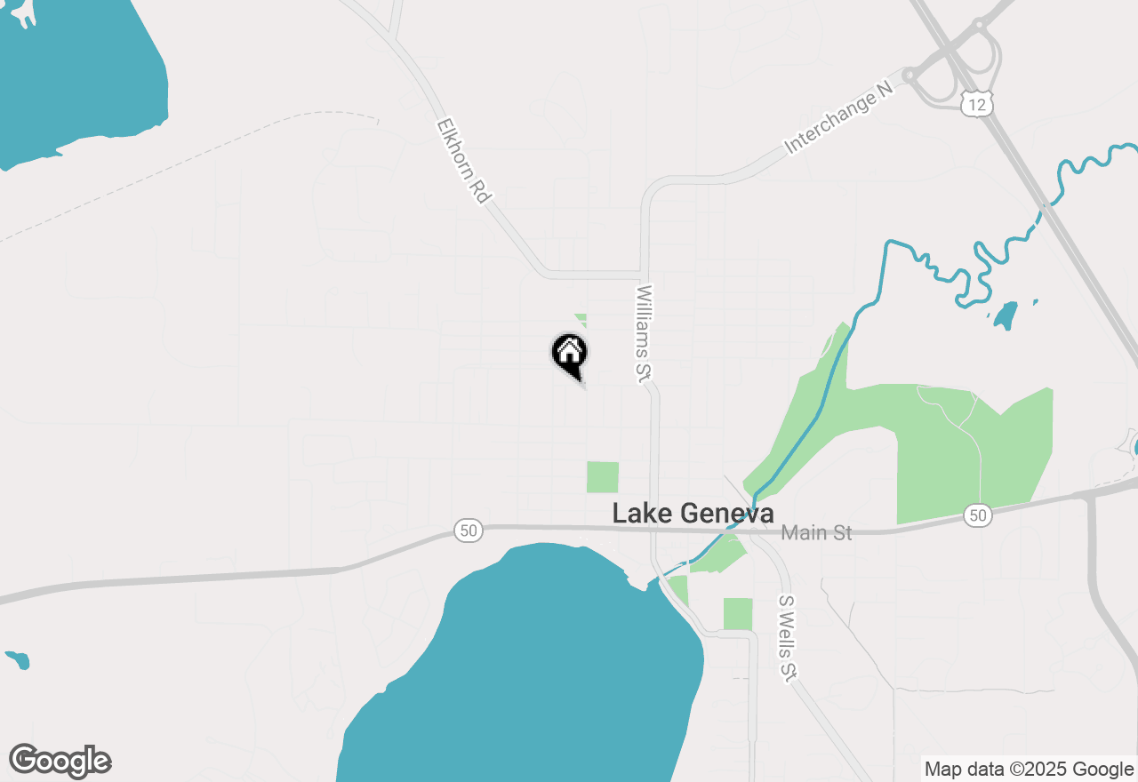 Map of 1020 North St, Lake Geneva, WI 53147