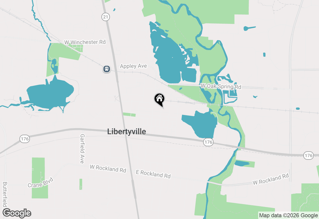 Map of 325 3rd Street #2, Libertyville, IL 60048