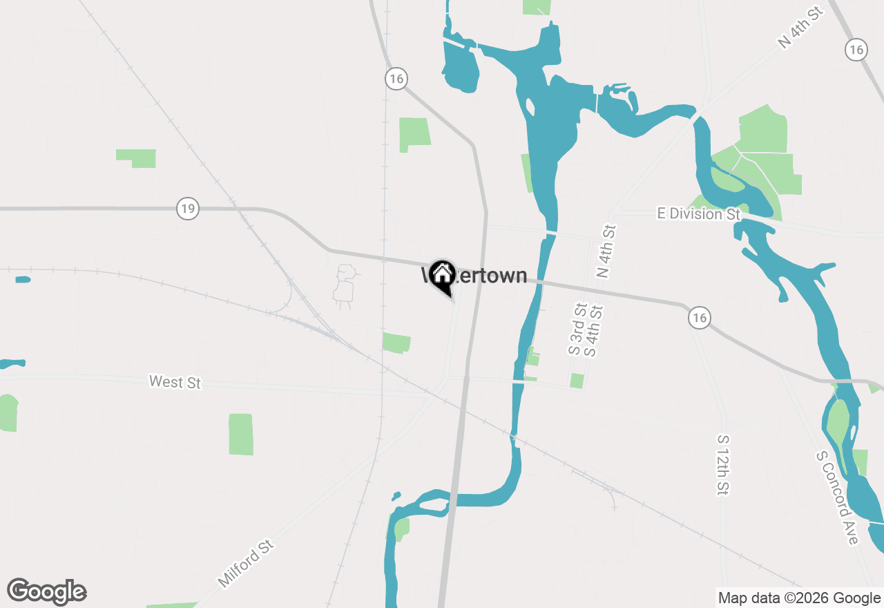 Map of 209 S Warren St, Watertown, WI 53094