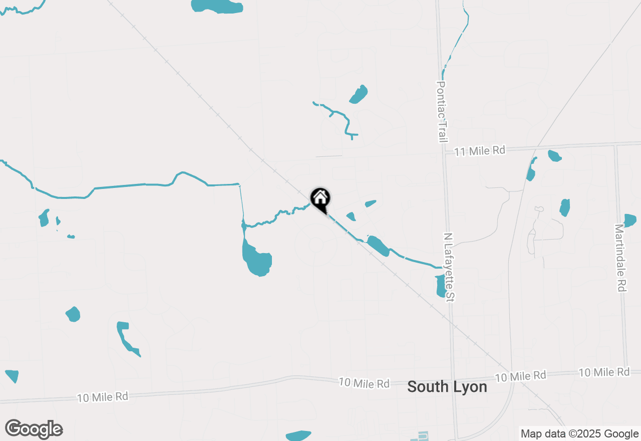 Map of 375 Amelia Circle, South Lyon, MI 48178