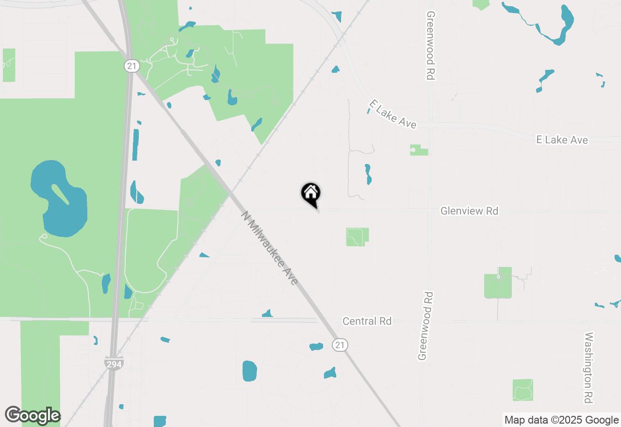 Map of 917 Tamer Lane, Glenview, IL 60025