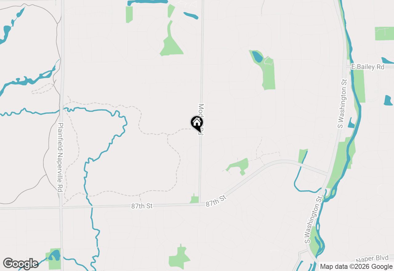 Map of 417 Bayview Avenue, Naperville, IL 60565