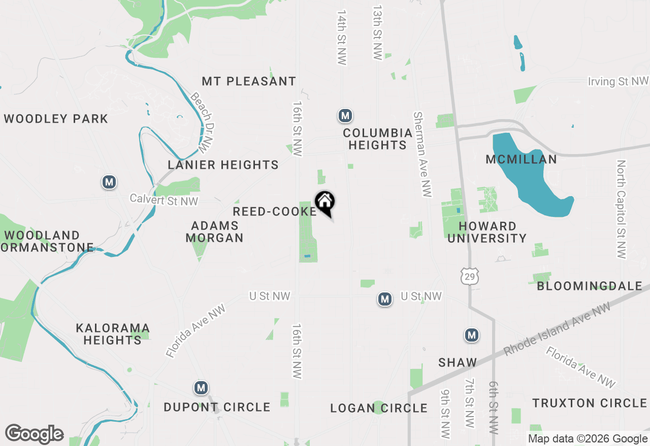 Map of 1443 Chapin Street Nw #401, Washington, DC 20009