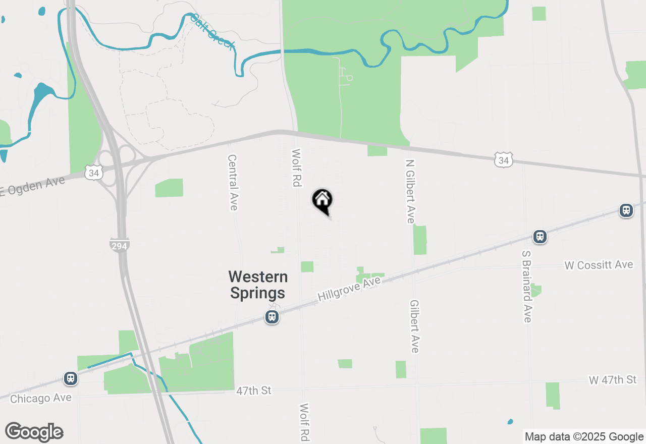 Map of 4106 Franklin Avenue, Western Springs, IL 60558