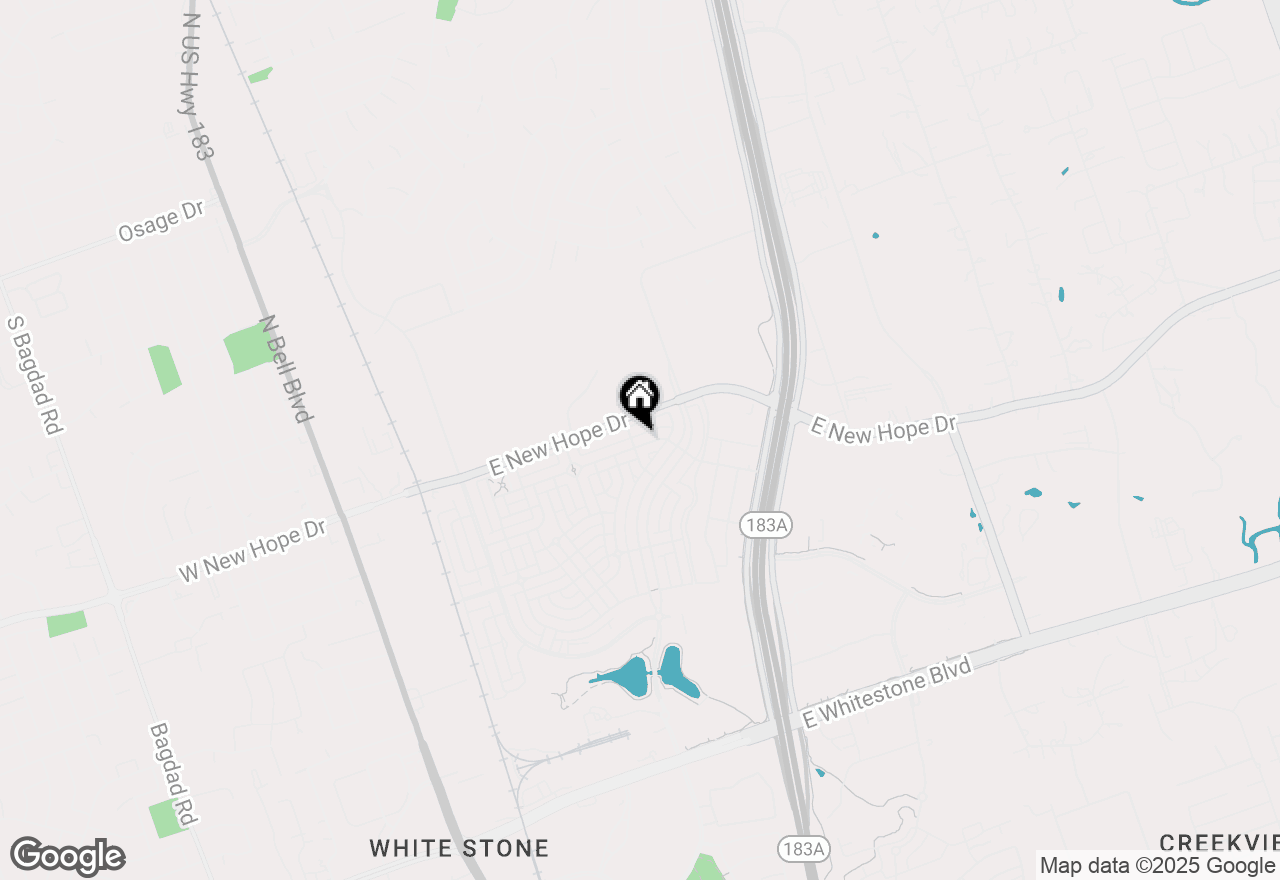 Map of 1003 Alamo Plaza Dr, Cedar Park, TX 78613