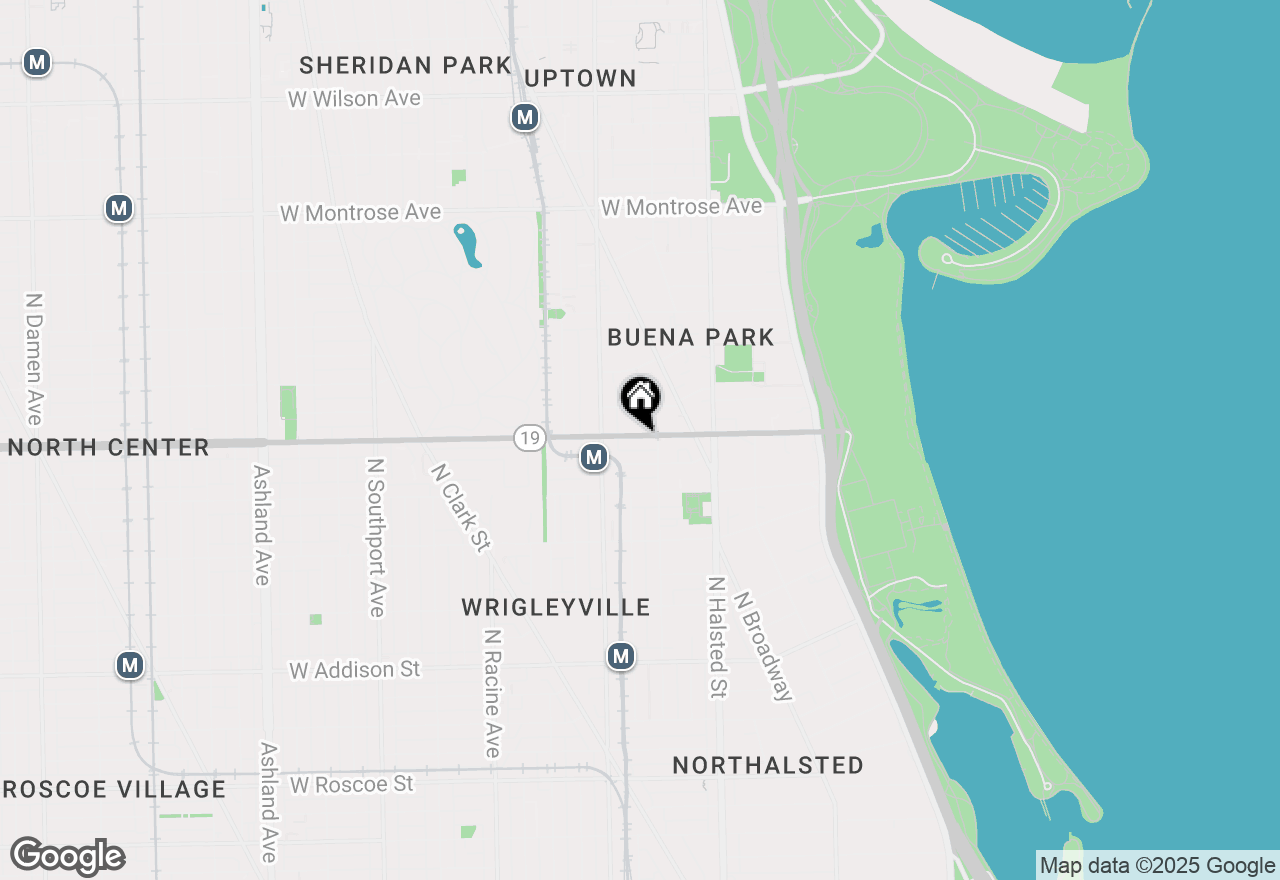 Map of 913 W Irving Park Road #1E, Chicago, IL 60613