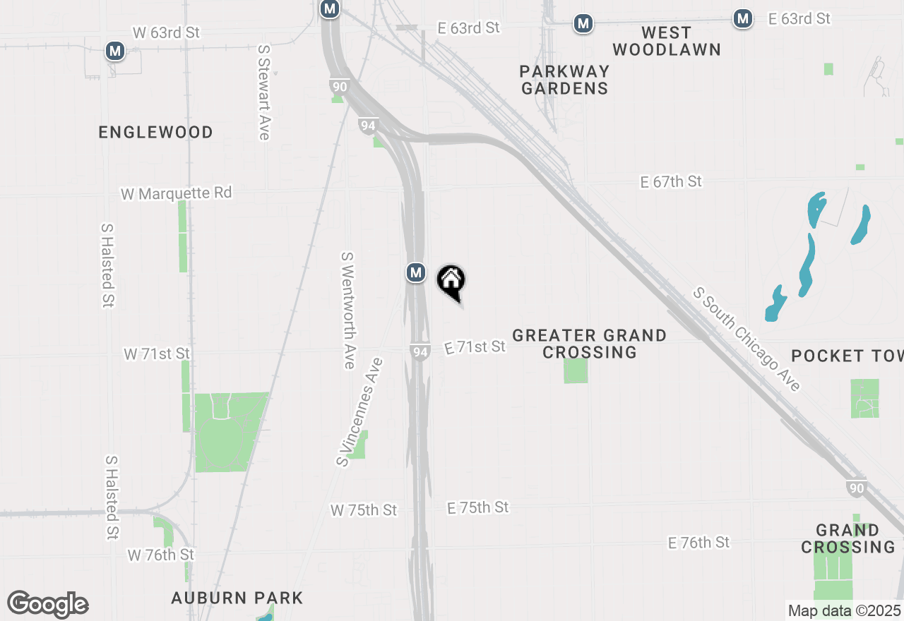 Map of 7000 S Wabash Avenue, Chicago, IL 60637