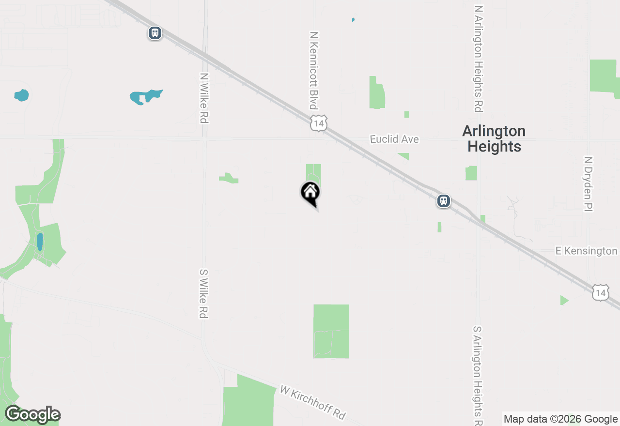 Map of (Address confidential), Arlington Heights, Illinois 60005