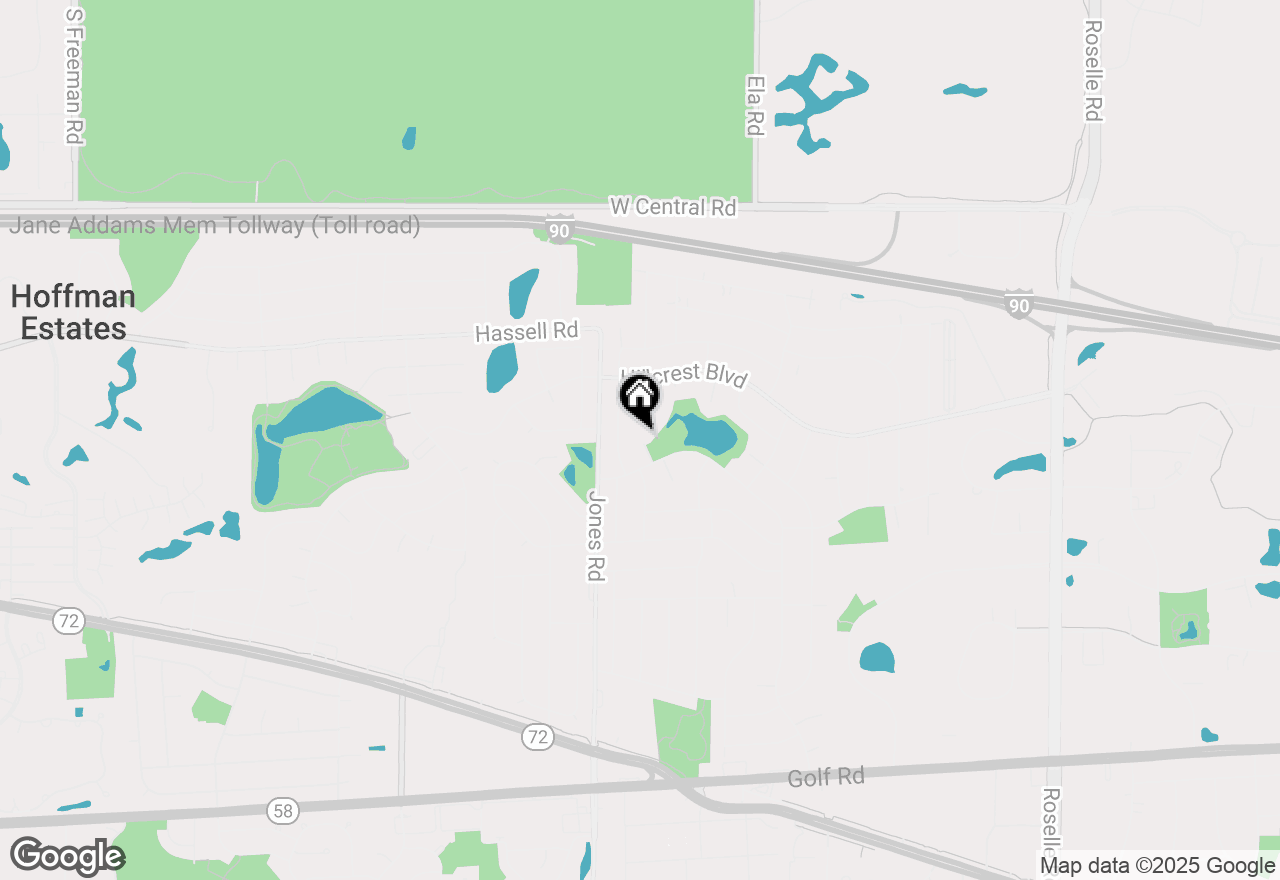 Map of 1777 Highland Boulevard, Hoffman Estates, IL 60169