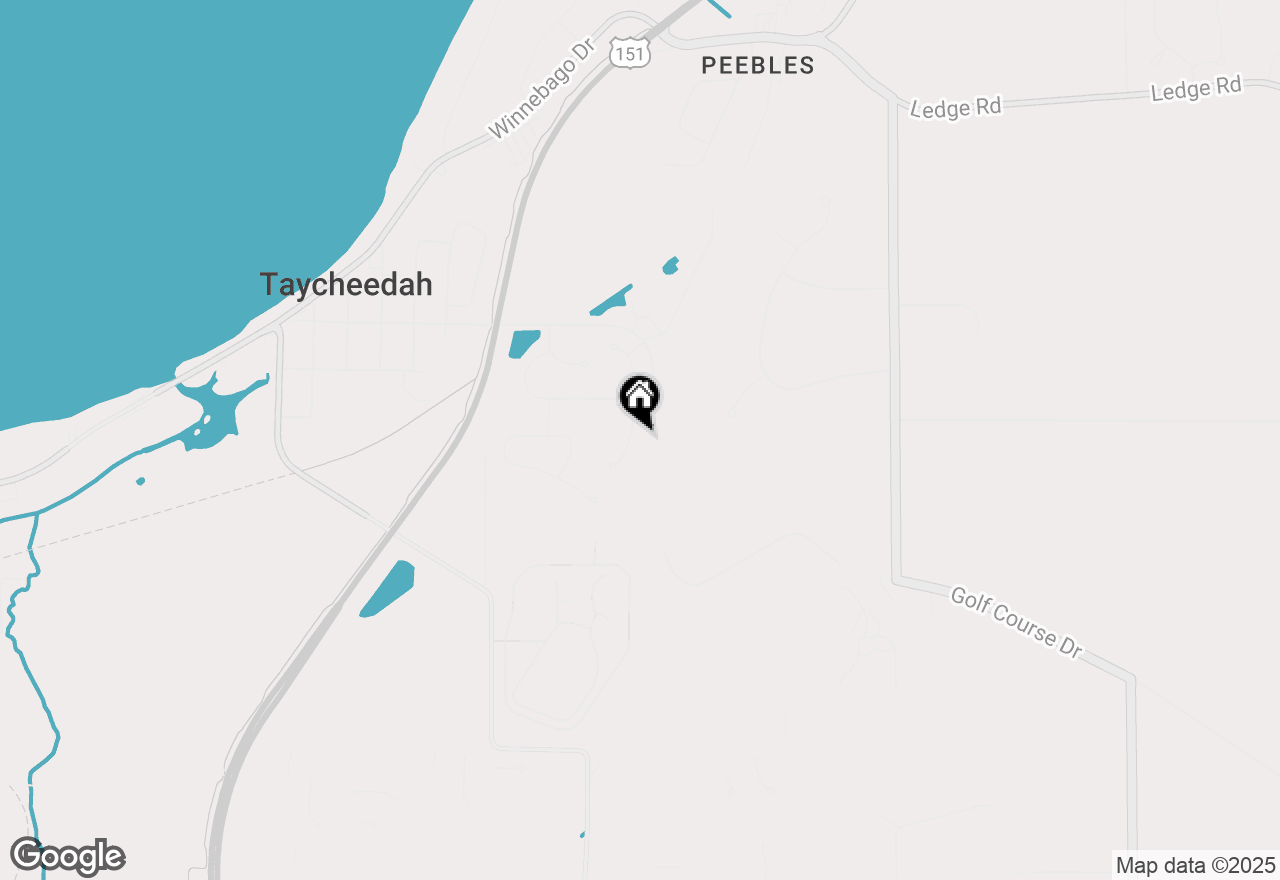 Map of 43 Easterlies Ct, Fond Du Lac, WI 54937