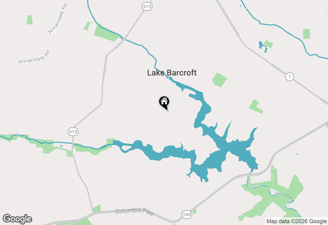 Map of 6402 Crosswoods Drive, Falls Church, VA 22044