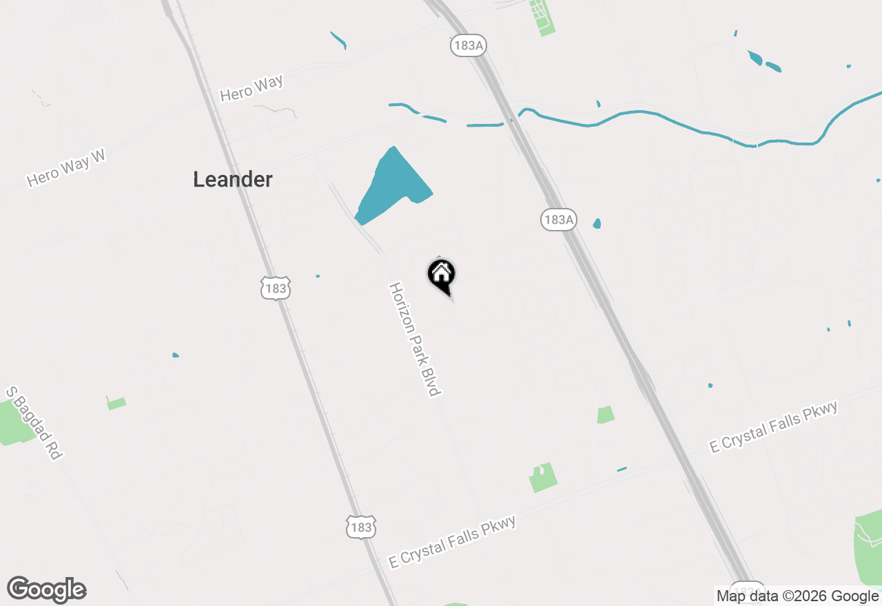 Map of 1005 Overlook Bnd, Leander, TX 78641