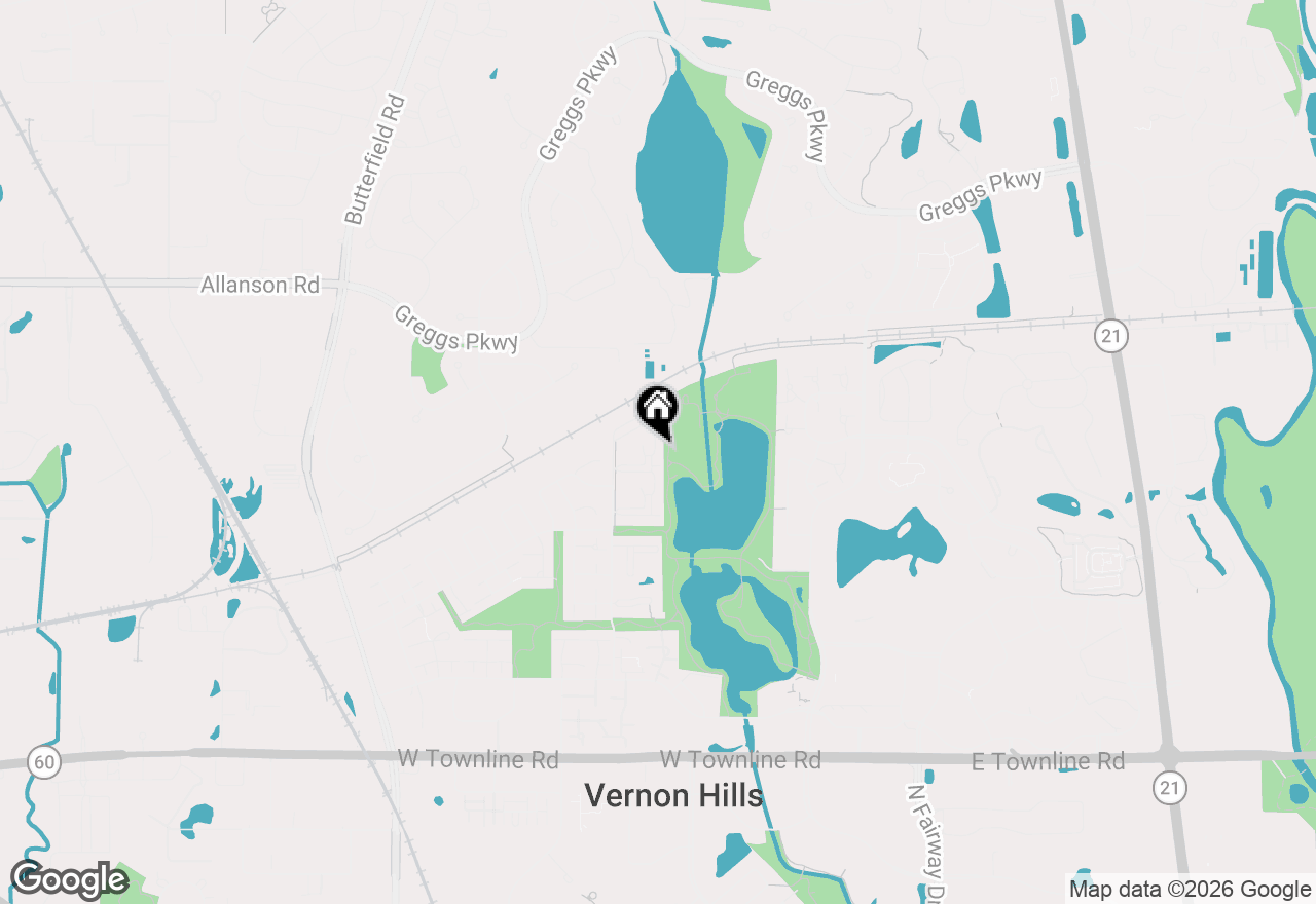 Map of 4 Echo Court #16, Vernon Hills, IL 60061