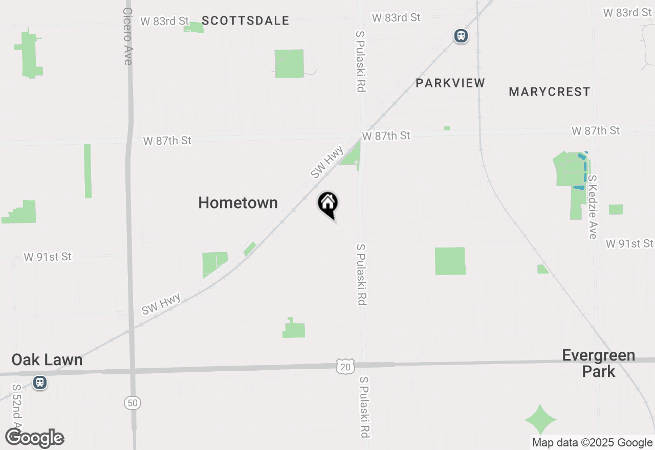 Map of 4104 W 90th Street, Hometown, IL 60456