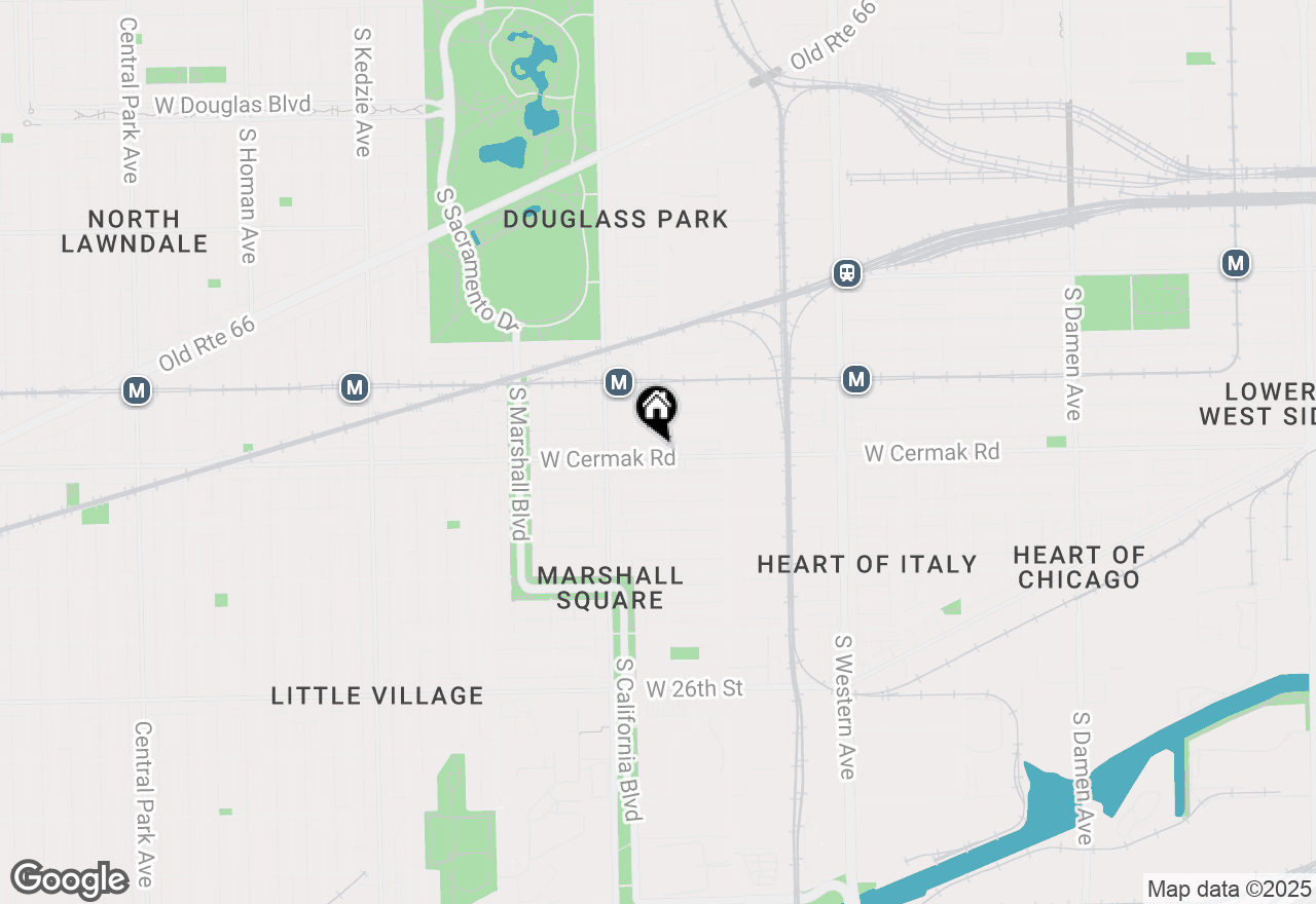 Map of 2706 W Cermak Road #2, Chicago, IL 60608