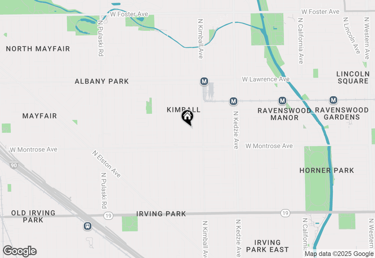 Map of 4501 N Saint Louis Avenue #1, Chicago, IL 60625