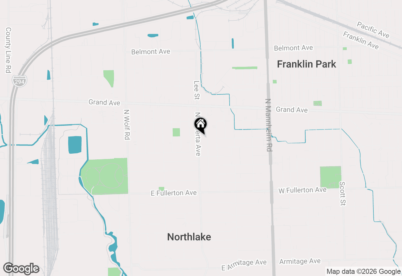 Map of 2701 Lee Street, Melrose Park, IL 60164