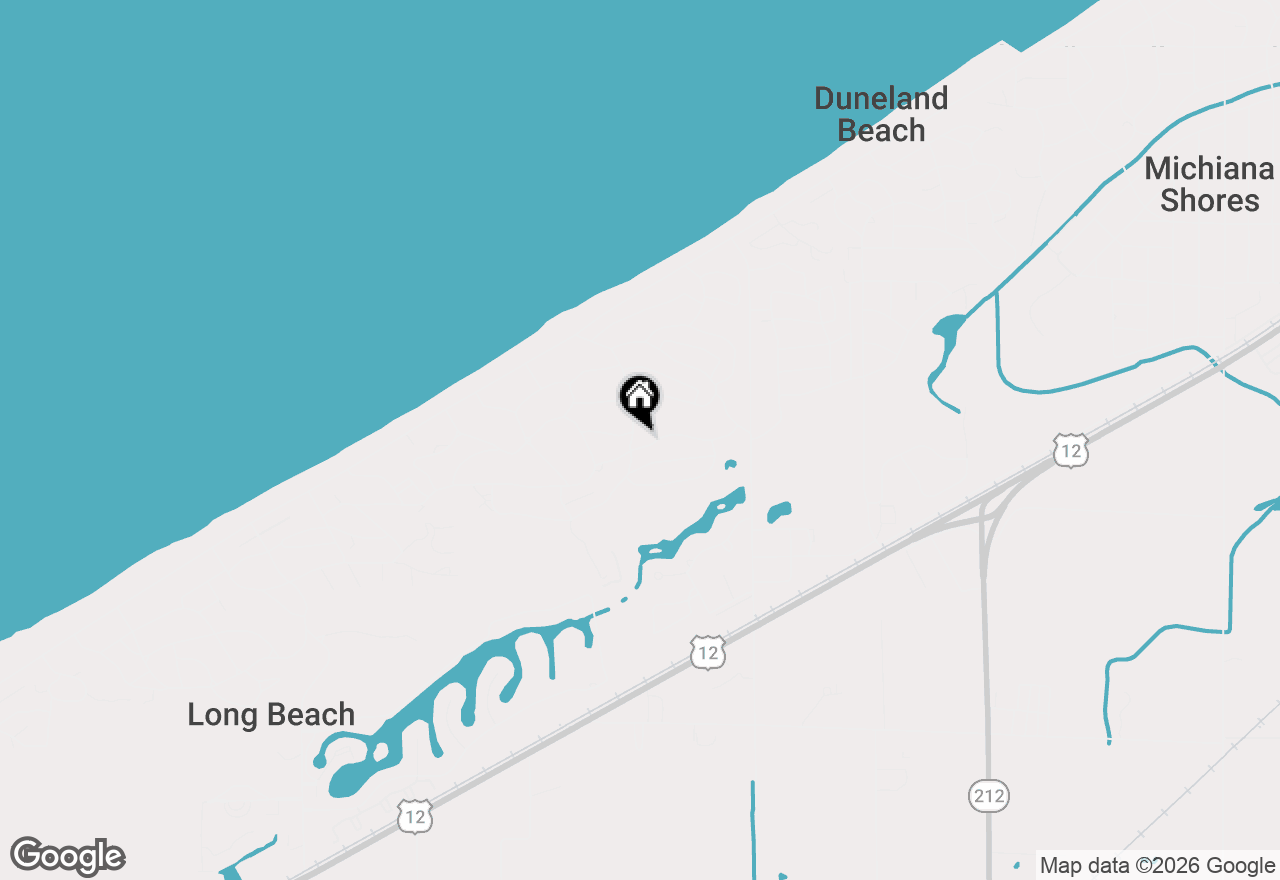 Map of 2936 Belle Plaine Trail, Long Beach, IN 46360