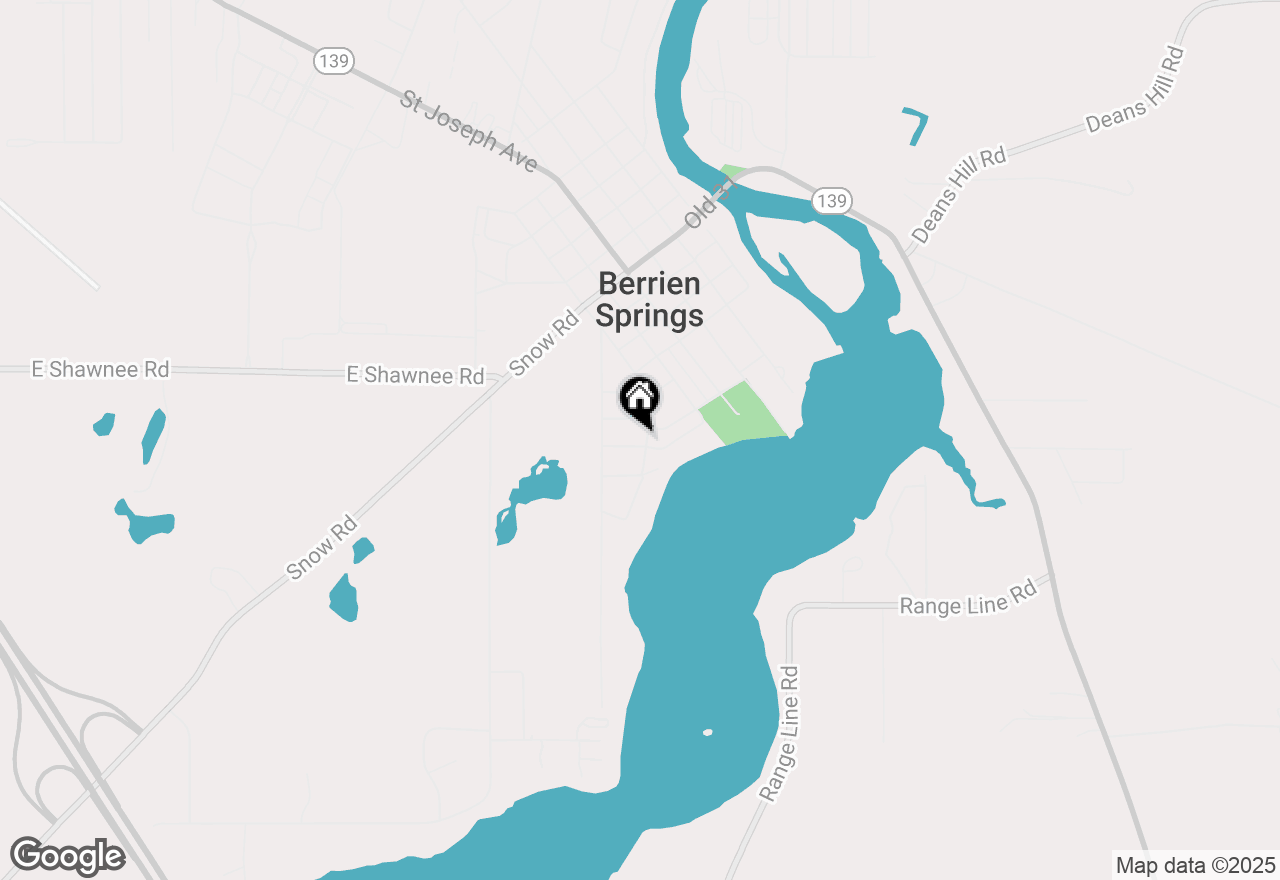 Map of 513 Krohn Avenue, Berrien Springs, MI 49103