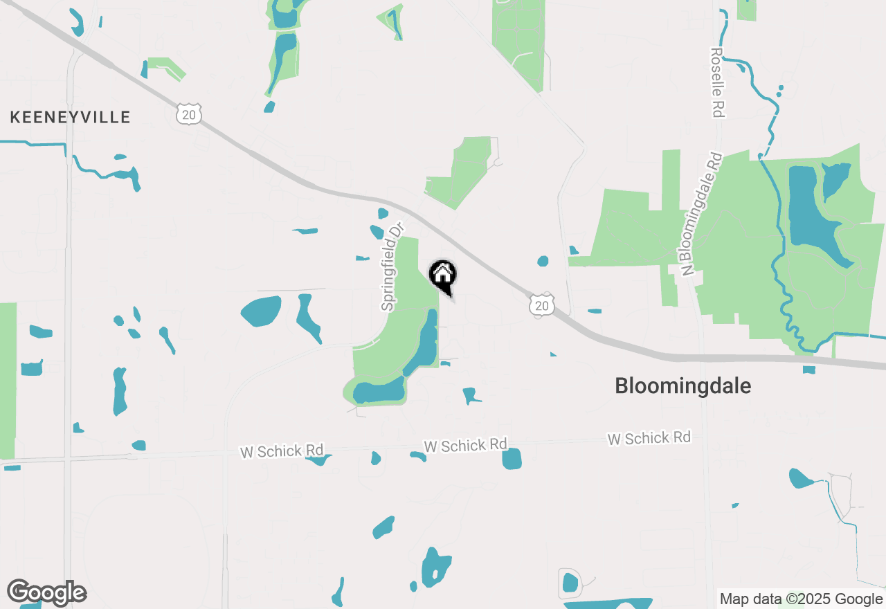 Map of 182 Ashley Way, Bloomingdale, IL 60108