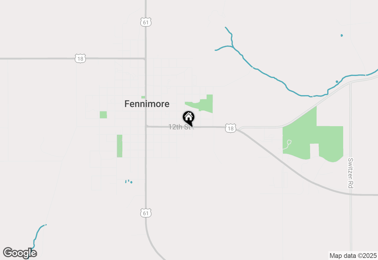 Map of 645 12th Street, Fennimore, WI 53809