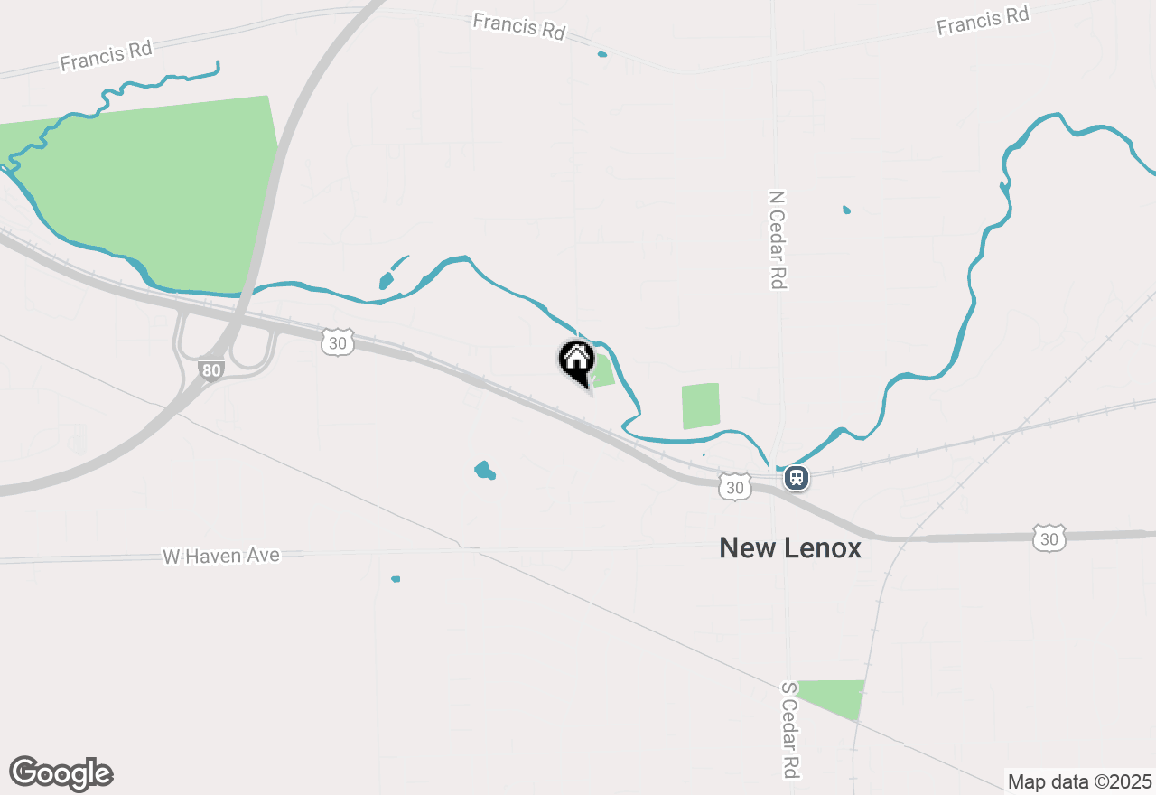 Map of 340 Alana Drive, New Lenox, IL 60451