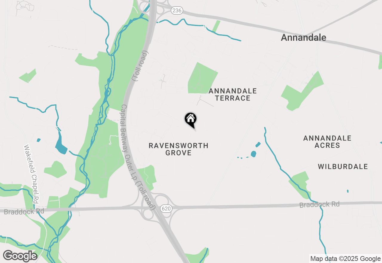 Map of 7714 Arlen Street, Annandale, VA 22003