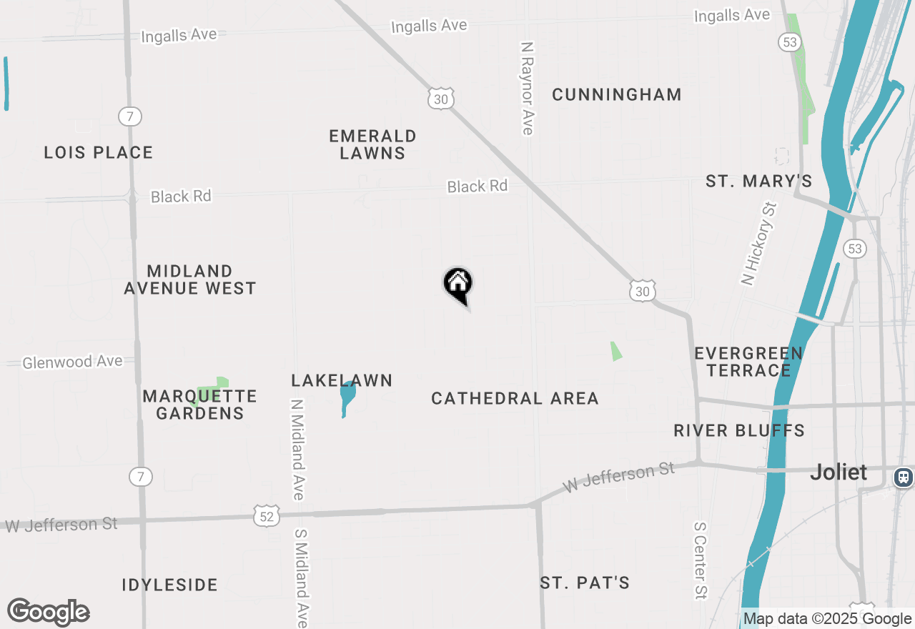 Map of 420 Cowles Avenue, Joliet, IL 60435
