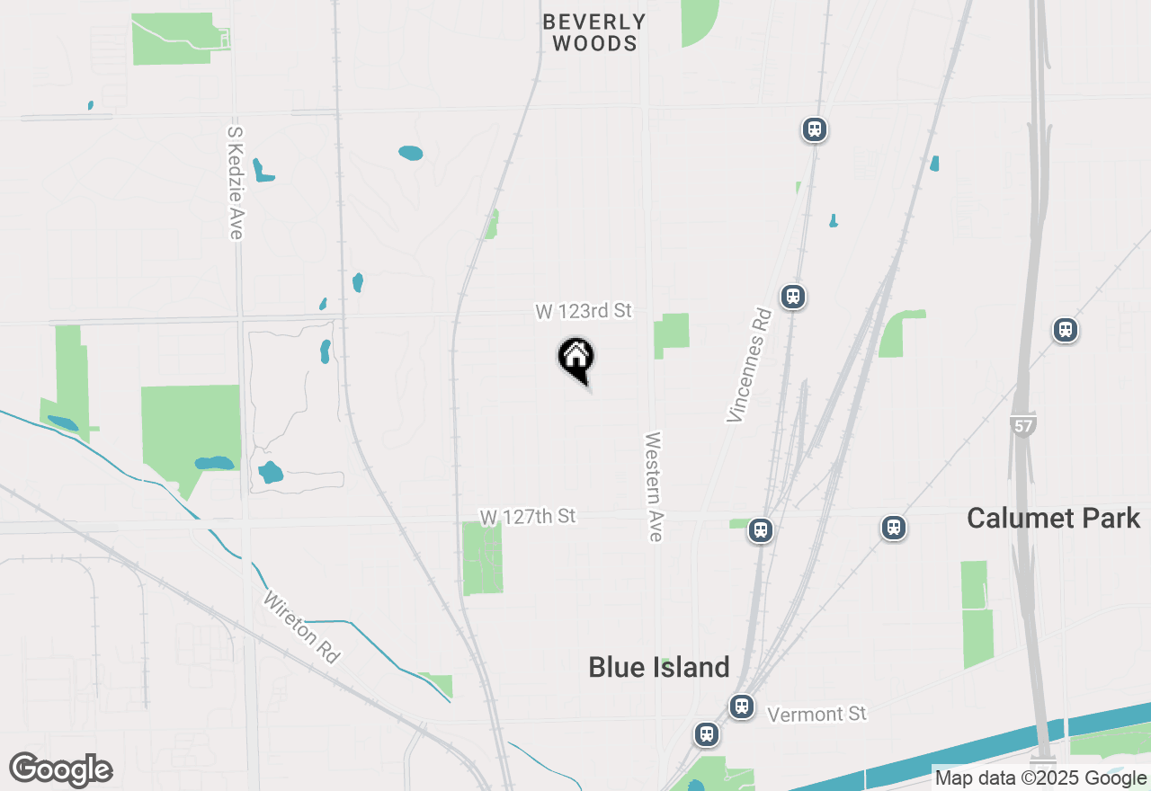 Map of 2529 Collins Street, Blue Island, IL 60406